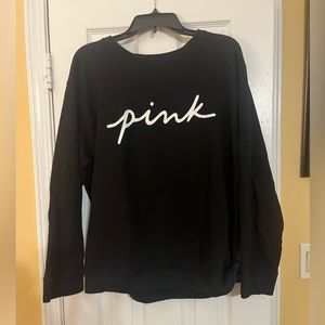 Victoria secret pink crew neck sweater size XL